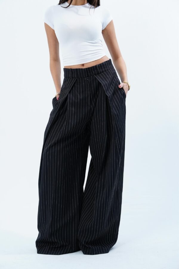 STRIPPED TAILORED PANTS