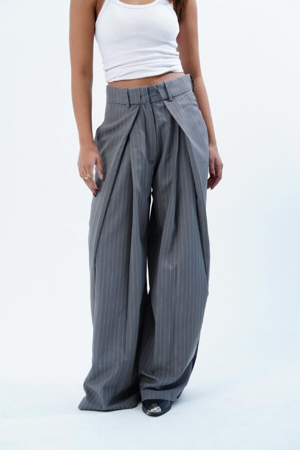 STRIPPED TAILORED PANTS