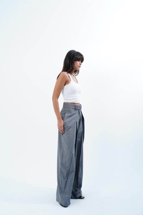 STRIPPED TAILORED PANTS