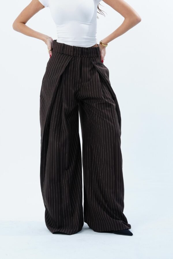 STRIPPED TAILORED PANTS
