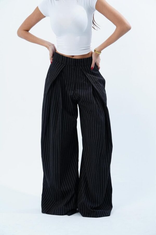 STRIPPED TAILORED PANTS