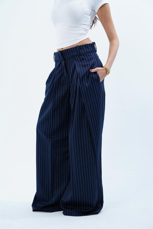 STRIPPED TAILORED PANTS