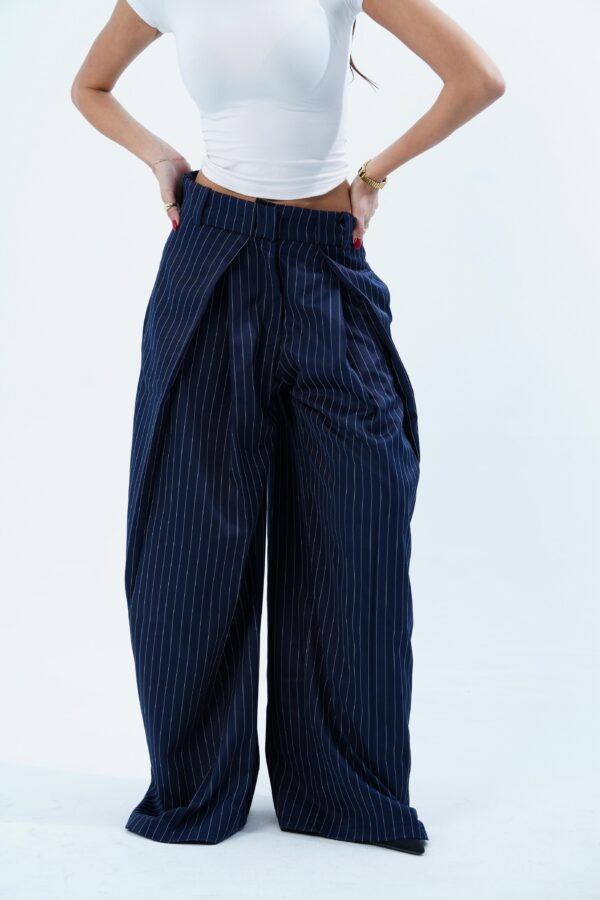 STRIPPED TAILORED PANTS