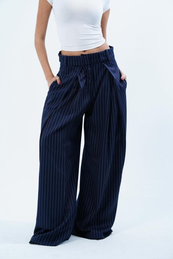 STRIPPED TAILORED PANTS