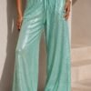 THE MINT GREEN SPARKLE PANTS