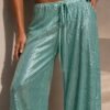 THE MINT GREEN SPARKLE PANTS