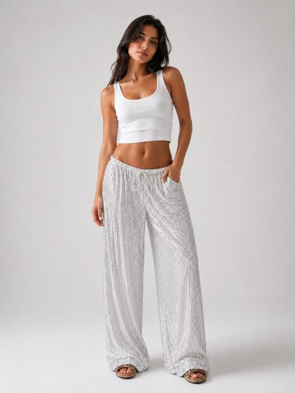 THE White SPARKLE PANTS