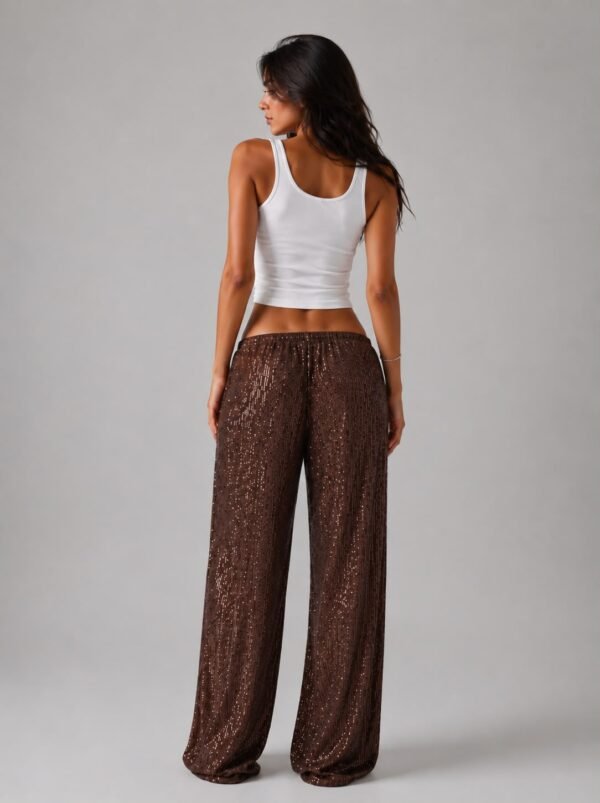 THE Brown SPARKLE PANTS