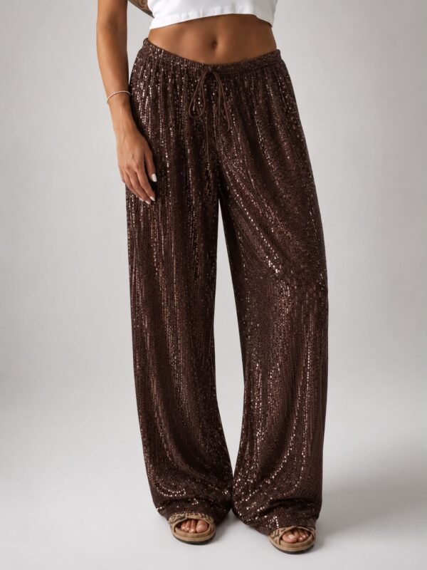 THE Brown SPARKLE PANTS